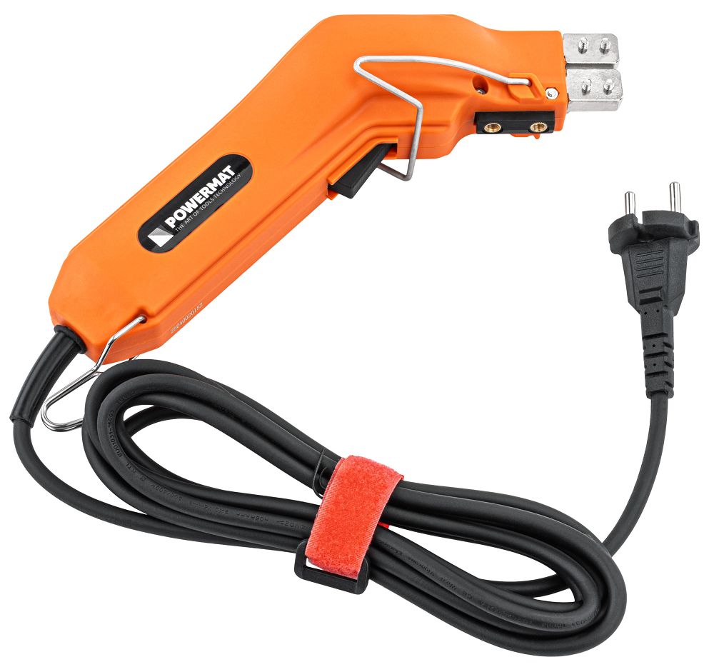 Elektrický nůž Powermat PM-NTDS-250T – detail nože při práci