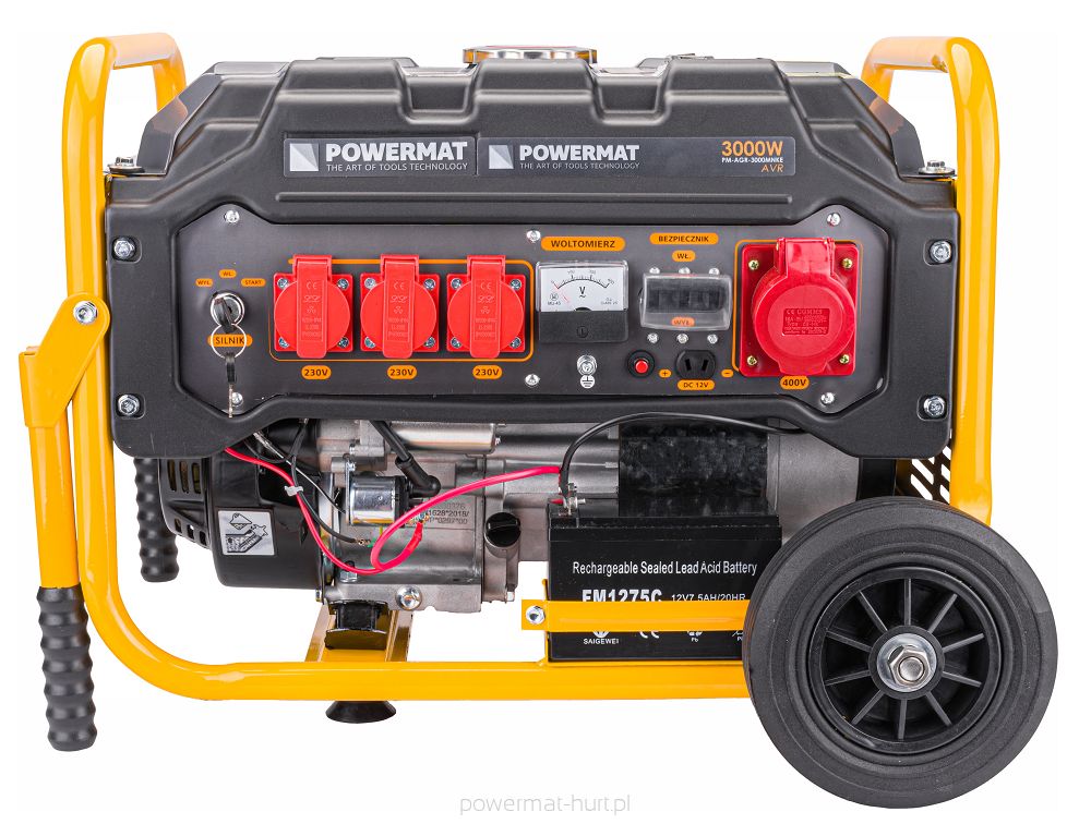 Elektrocentrála Powermat PM-AGR-3000MNKE – celkový pohled