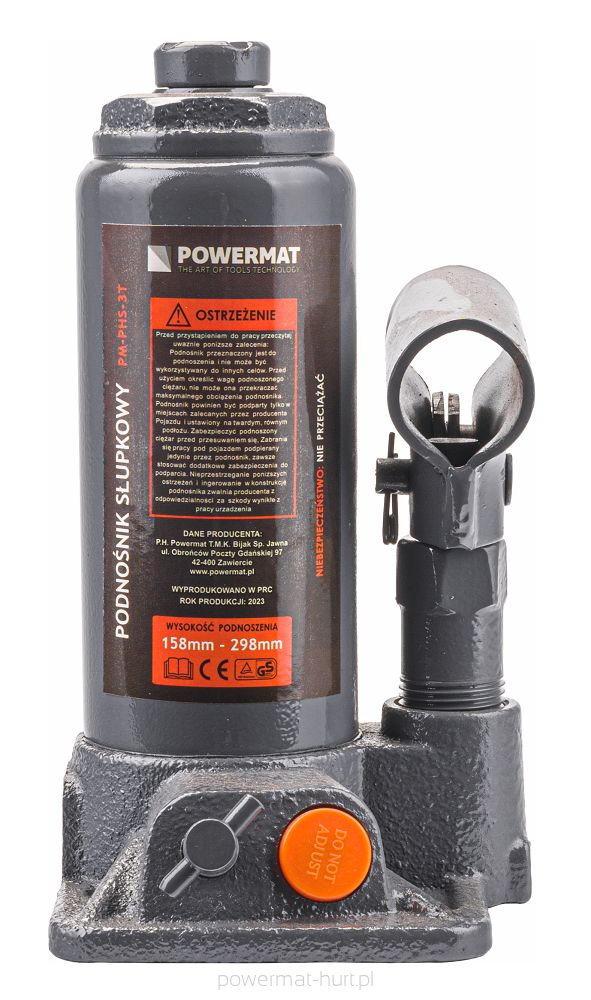 Hydraulický zvedák Powermat PM-PHS-3T – celkový pohled