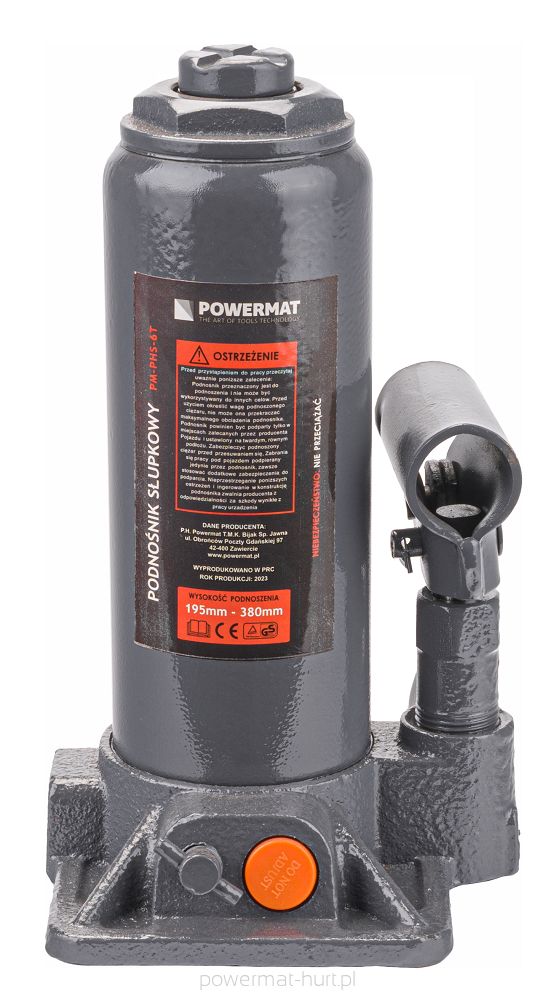 Hydraulický zvedák Powermat PM-PHS-6T – celkový pohled