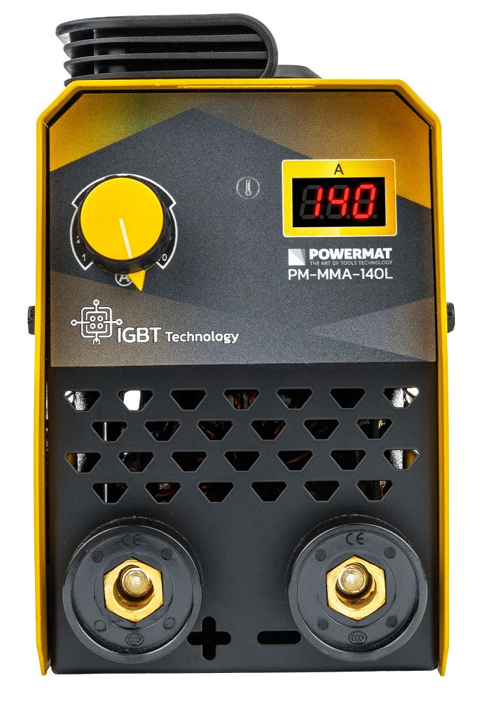 Invertorová svářečka Powermat PM-MMA-140L — LCD displej