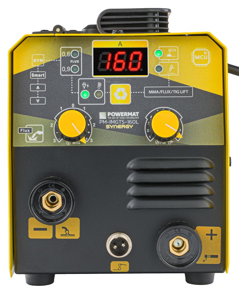 Powermat PM-IMGTS-160L – ovládací panel a konektory