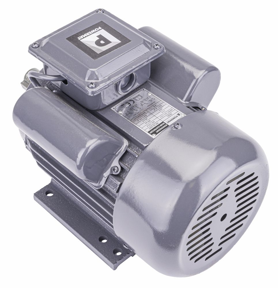 Jednofázový elektrický motor Powermat PM0848 – detail základny a uchycení