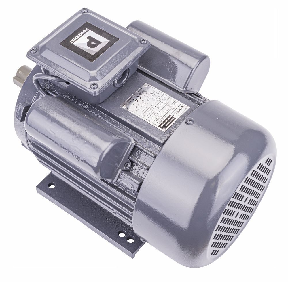 Jednofázový elektromotor Powermat PM-JSE-3000T – hřídel a připojení