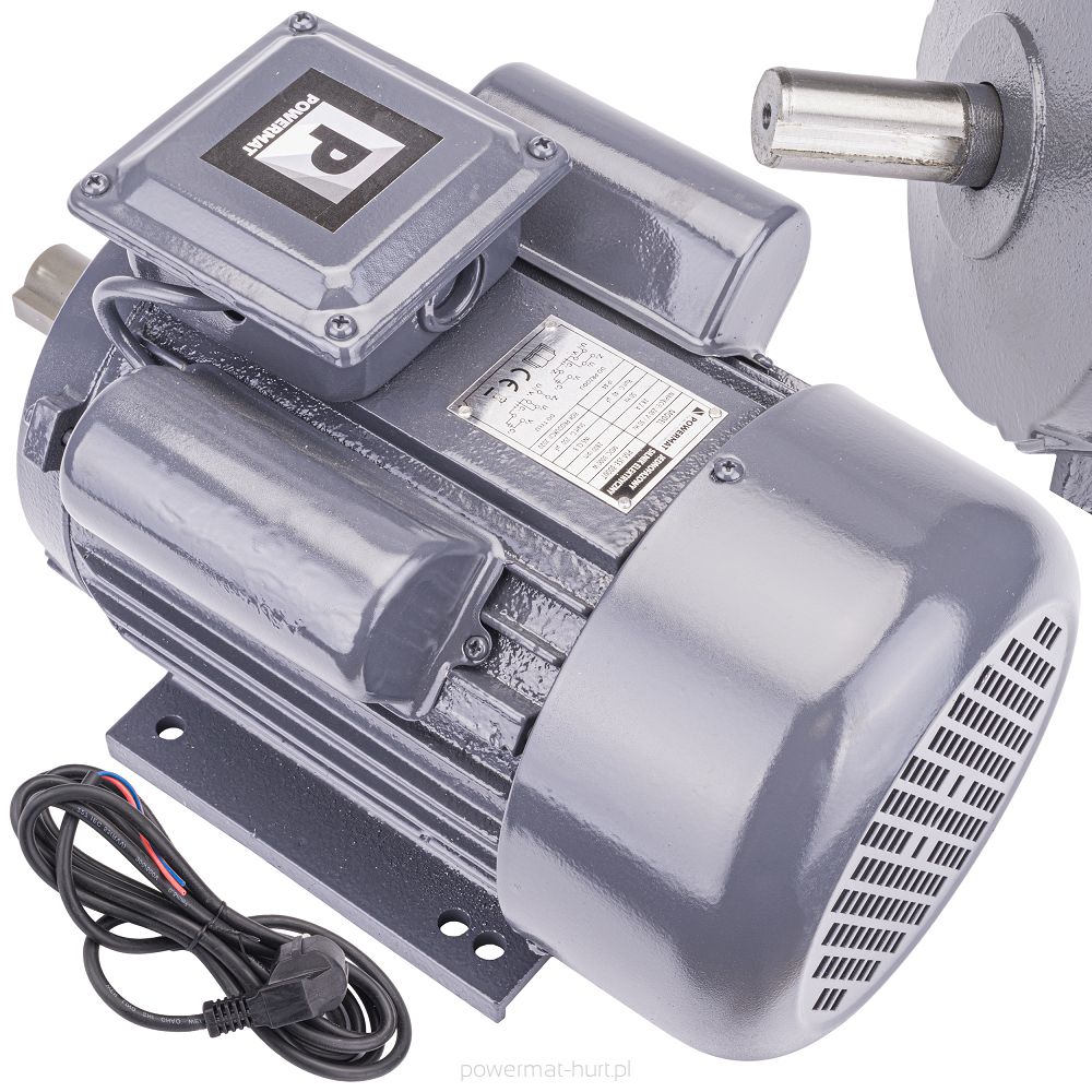 Jednofázový elektromotor Powermat PM-JSE-3000T – celkový pohled