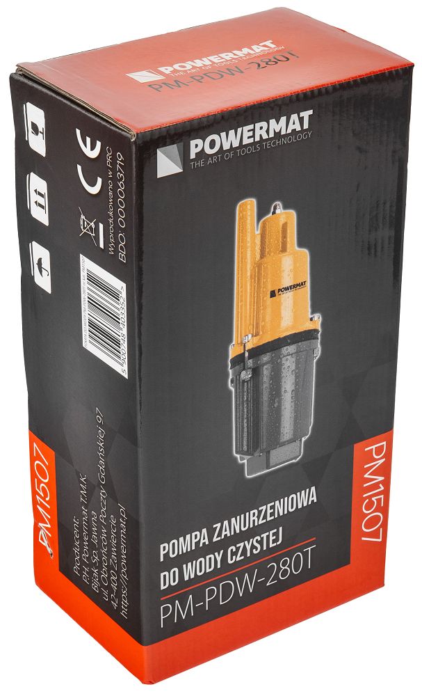 Membránové čerpadlo Powermat PM-PDW-280T – detail výtlačného hrdla