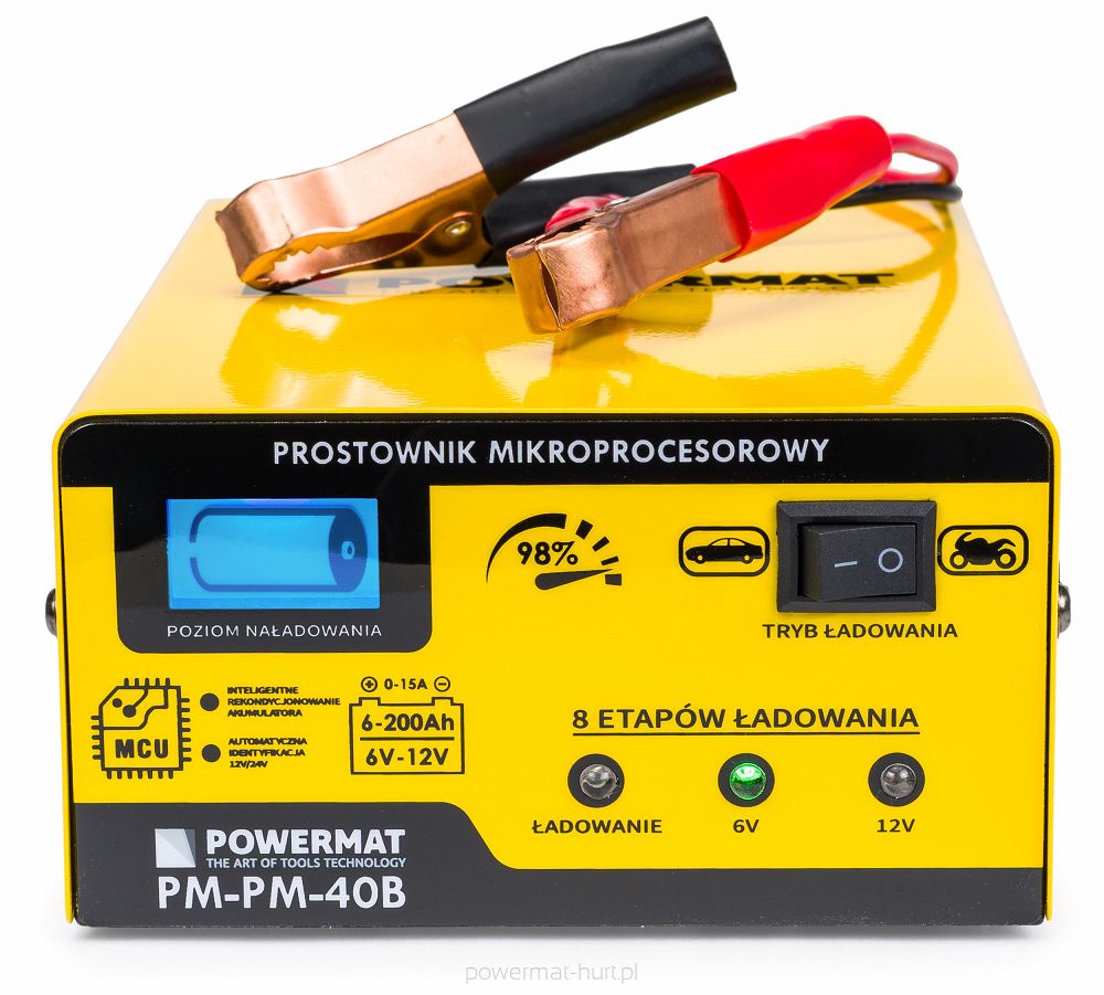 Nabíječka POWERMAT PM-PM-40B – celkový pohled