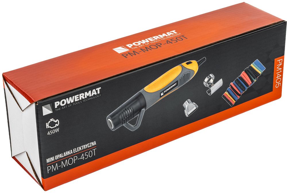 Mini elektrická opalovačka Powermat PM-MOP-450T – detail trysky