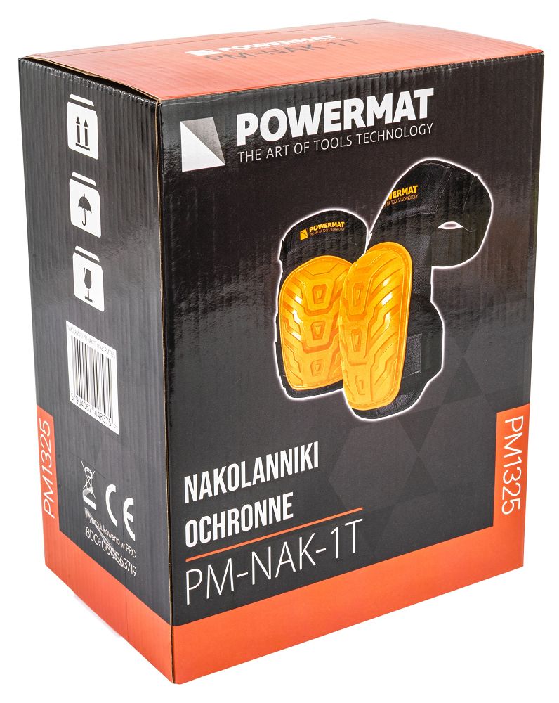 Ochranné nákoleníky Powermat PM-NAK-1T — detail zapínání