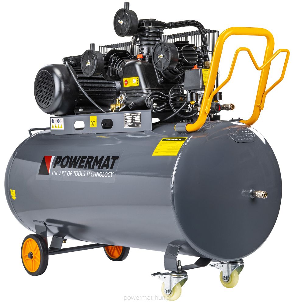 Powermat PM-KO-200T-230V – celkový pohled na kompresor