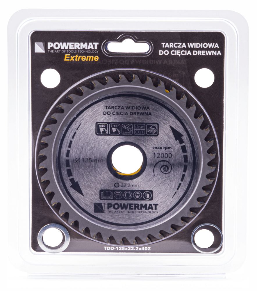 Pilový kotouč Powermat – detail zubů TCT