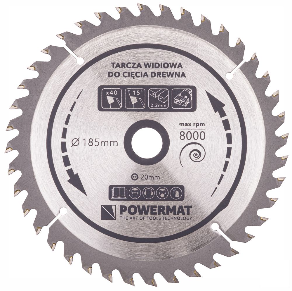 Pilový kotouč Powermat PM0883 – použití při řezání