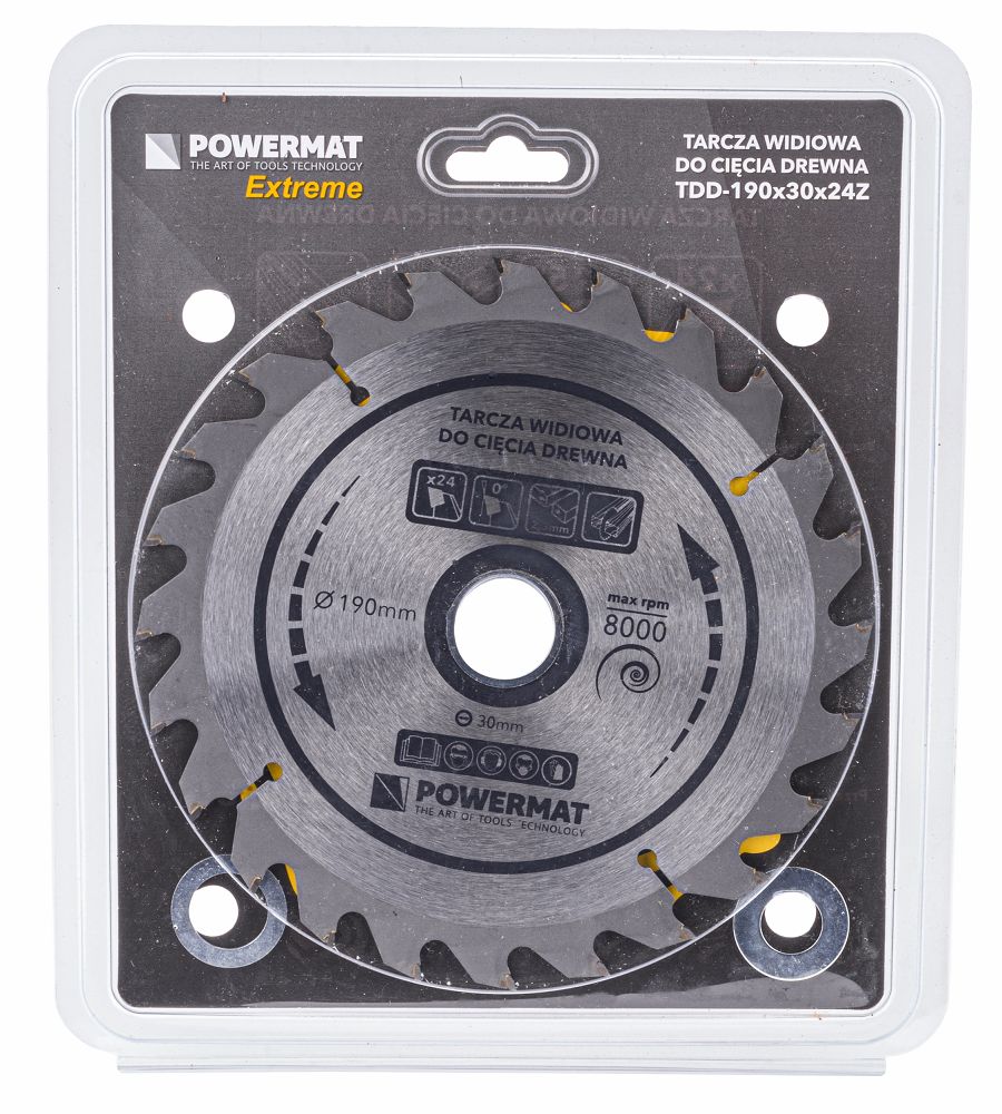 Pilový kotouč 190x30mm – vidiové zuby TCT detail