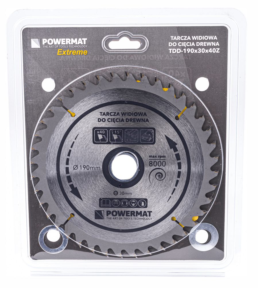 Pilový kotouč Powermat PM0886 – detail zubů TCT
