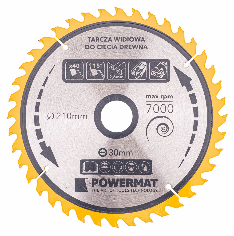 Pilový kotouč Powermat PM0889 – detail zubů