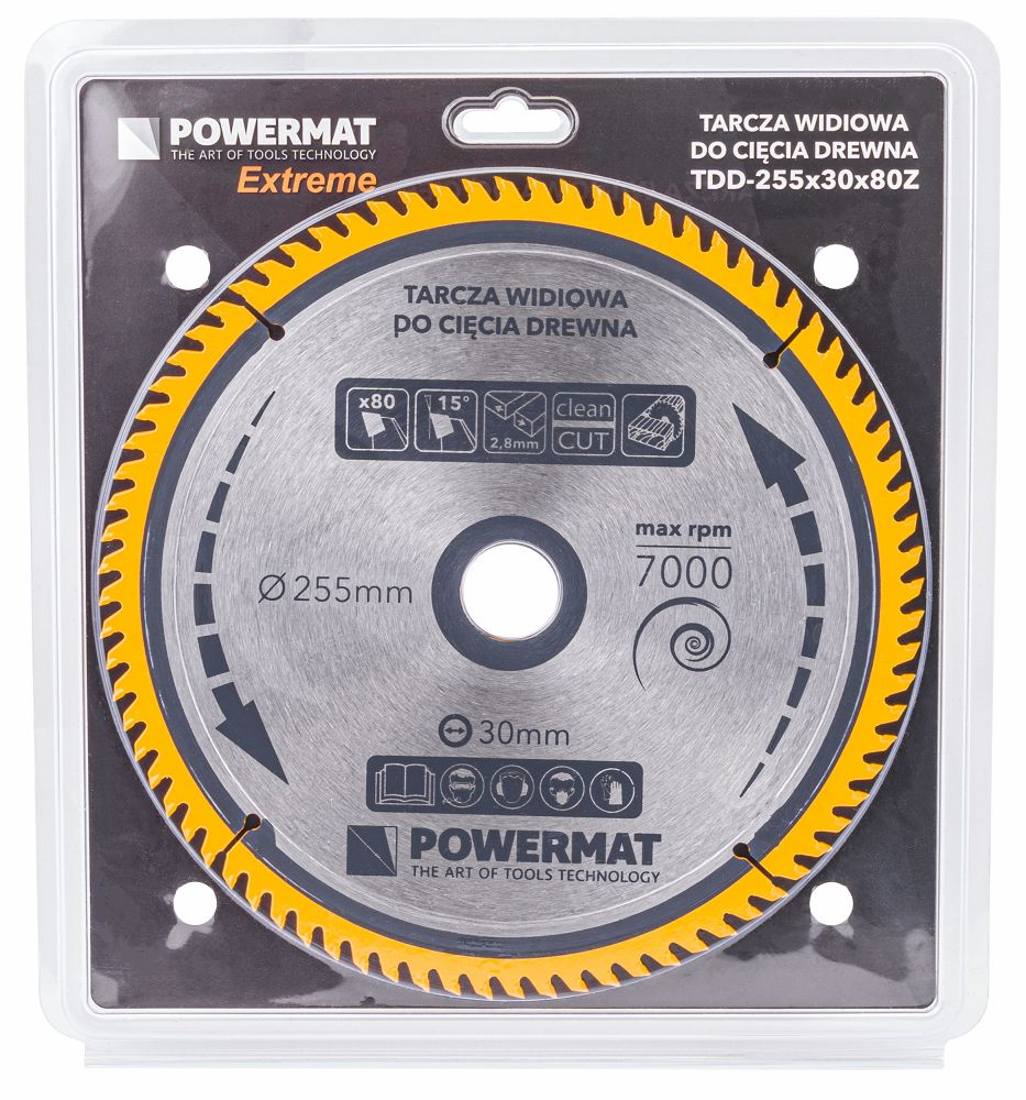 Pilový kotouč 255×30 mm – detail zubů ATB