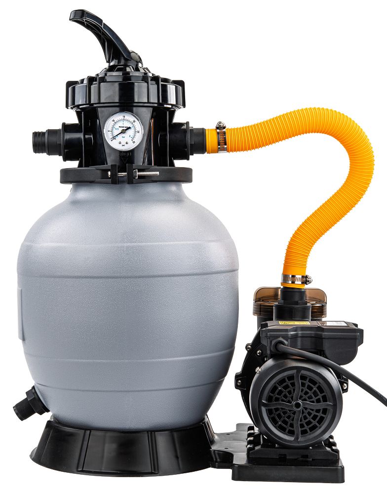 Písková filtrační pumpa Powermat PM-PPDB-550J – detail přípojek