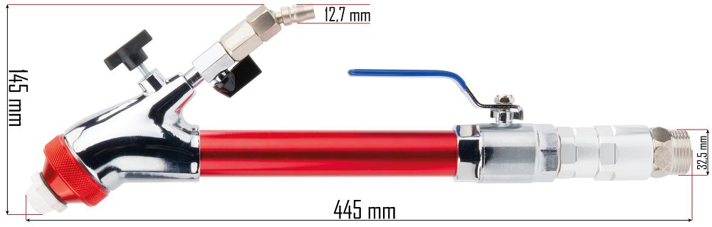 Pistole pro omítací agregát Powermat PM-AGT-3000M-PI – trysky a detail