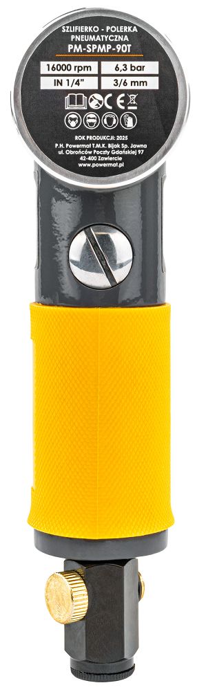 Pneumatická bruska Powermat PM-SPMP-90T – příslušenství v balení