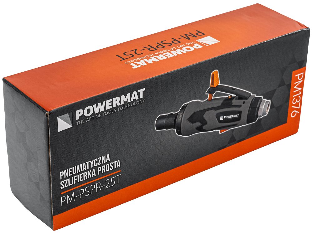 Pneumatická přímá bruska Powermat PM-PSPR-25T – detail hlavy