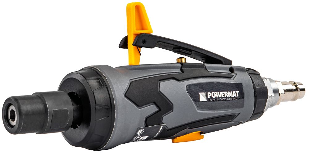 Pneumatická přímá bruska Powermat PM-PSPR-25T – příslušenství v balení