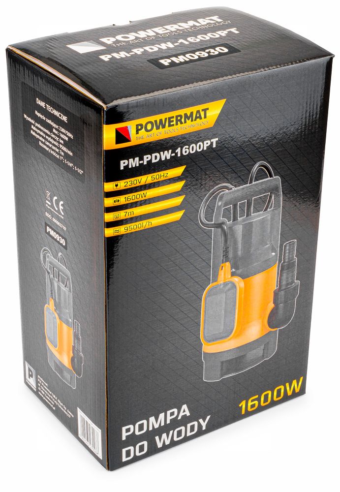 Ponorné čerpadlo Powermat PM0930 – balení