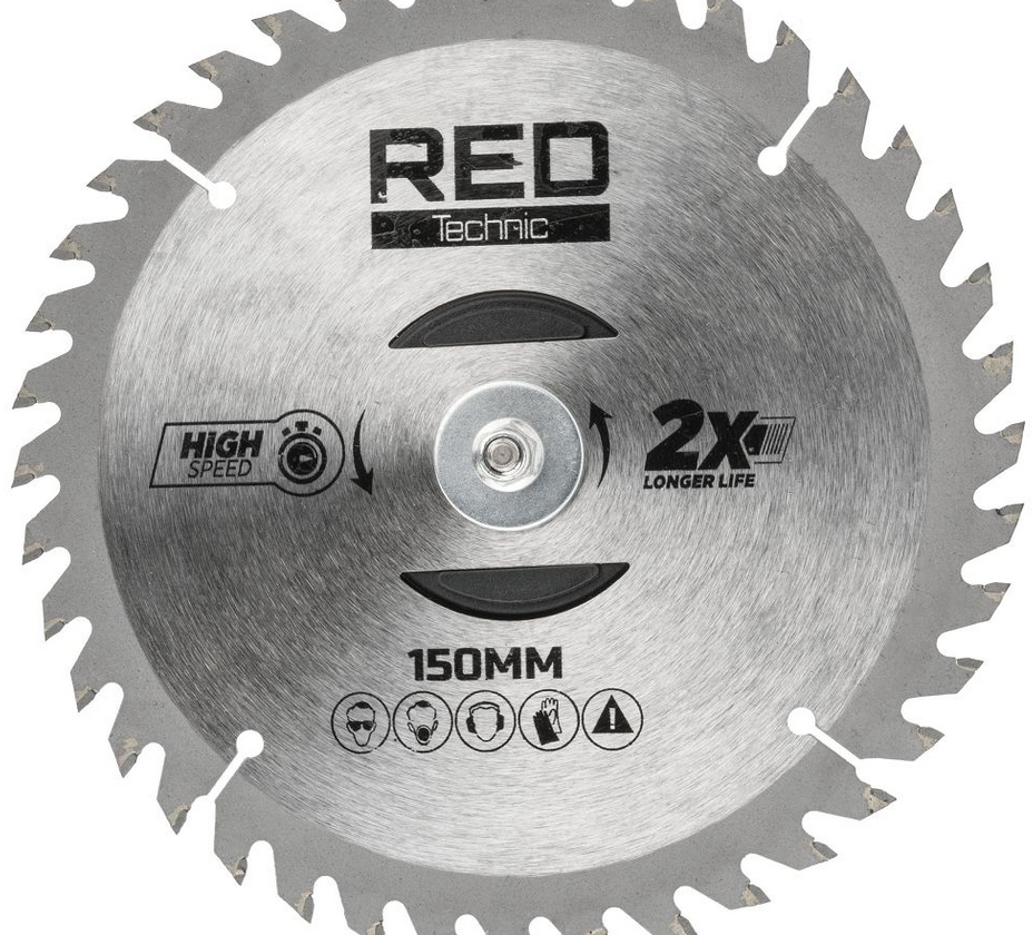 Řezný kotouč 150 mm RED TECHNIC – pohled zepředu