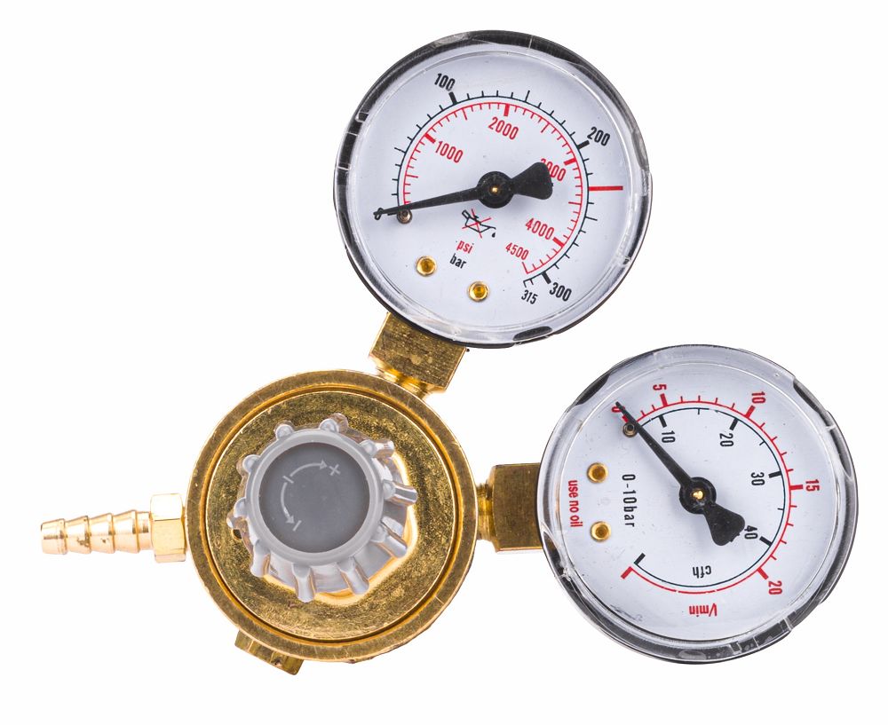 Reduktor tlaku CO2 a Argon PM-RC-230 – manometry a regulace