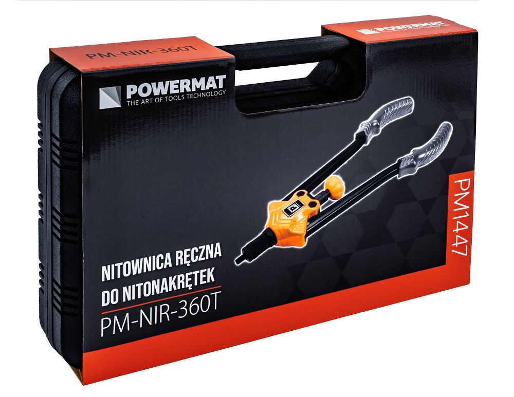 Ruční nýtovačka Powermat PM-NIR-360T – výměnné koncovky
