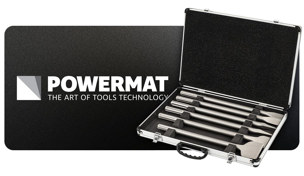 Sada sekáčů SDS Max Powermat – hrotový sekáč detail