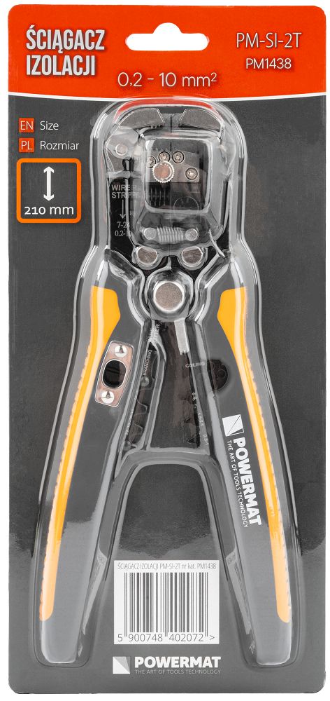 Stahovač izolace Powermat PM-SI-2T – detail čelistí z tvrzené oceli