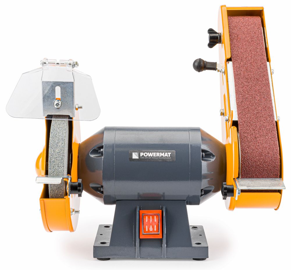 Stolní bruska Powermat PM-SS-1850M-2W1 – kotoučová část
