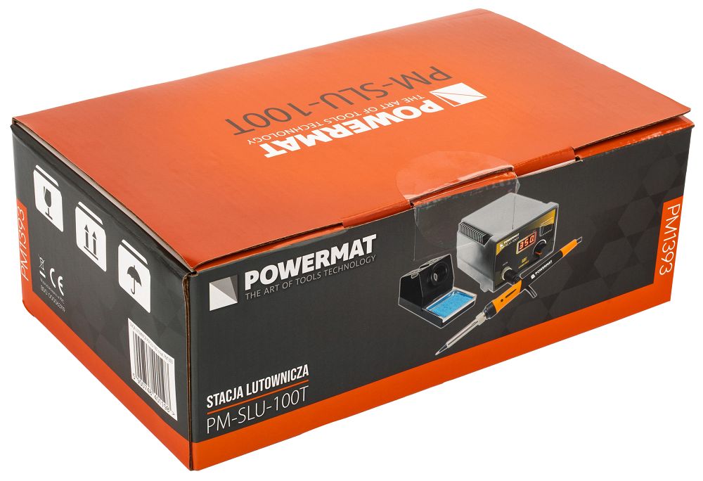 Stolní pájecí stanice Powermat PM-SLU-100T — ovládací panel