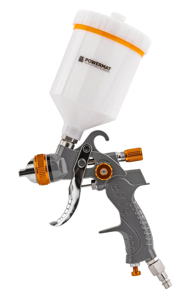 Stříkací pistole HVLP Powermat PM-PDM-170TZ – detail regulace