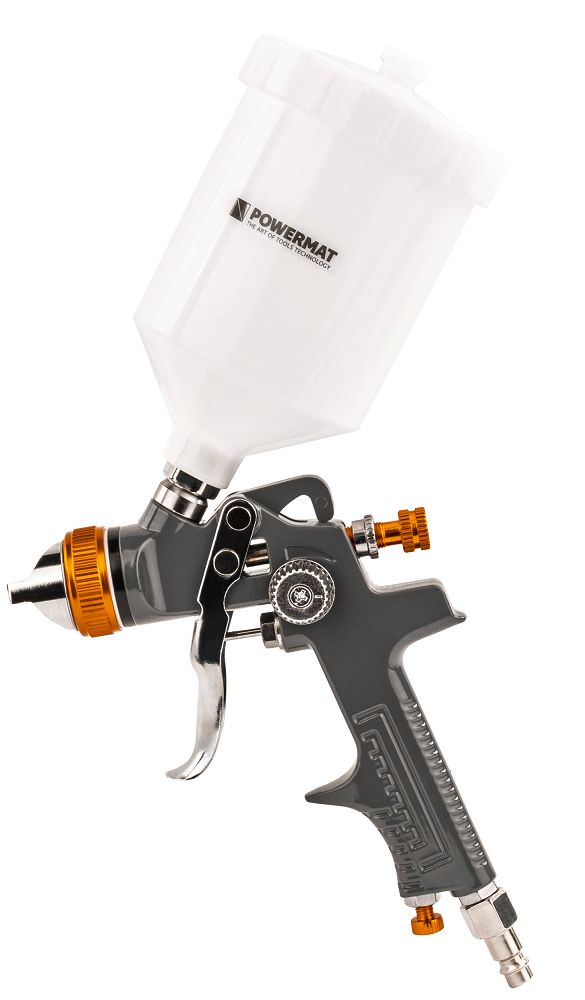 Stříkací pistole HVLP Powermat PM-PDM-170T – nádrž 600 ml