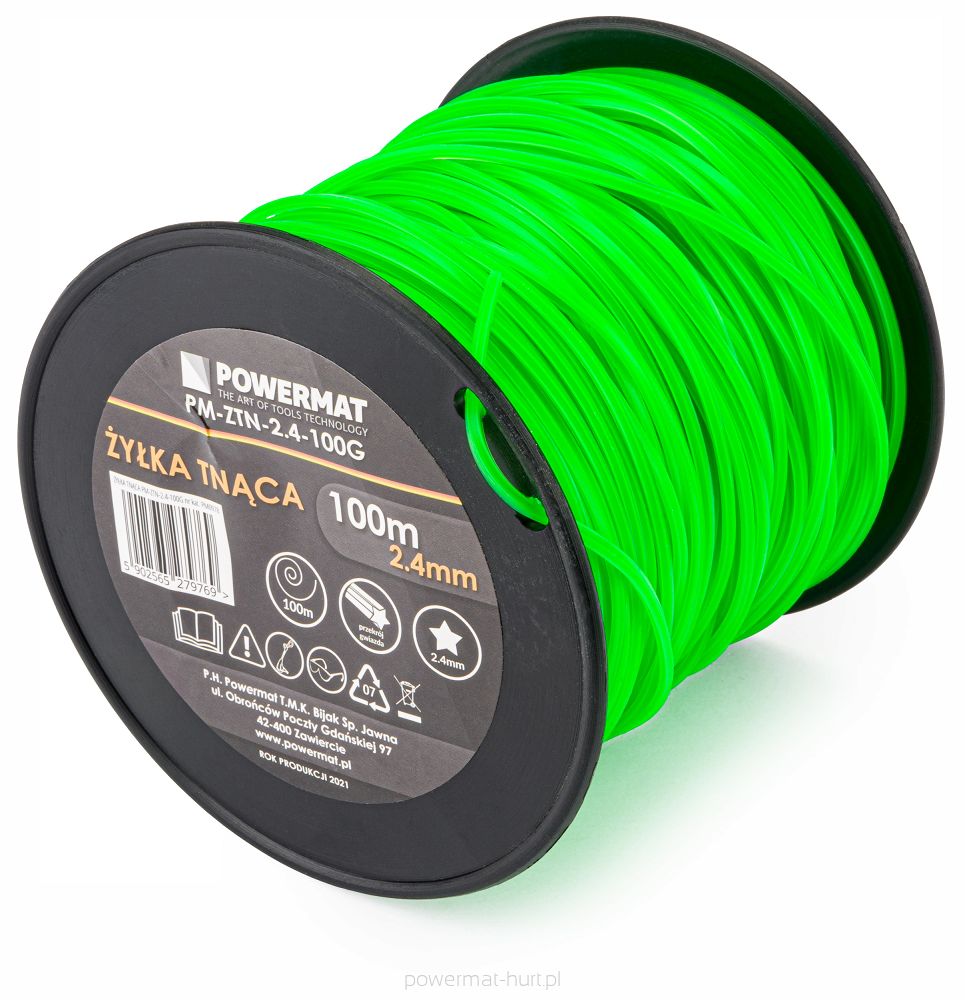 Žací struna Powermat PM-ZTN-2.4-100G – celkový pohled