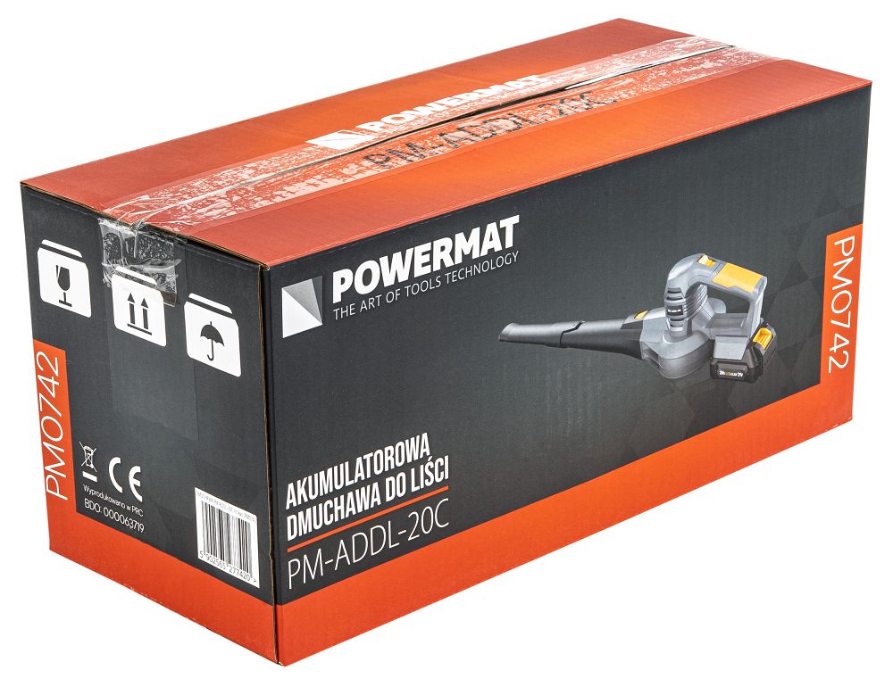Akumulátorová foukačka Powermat PM-ADDL-20C – detail trysky