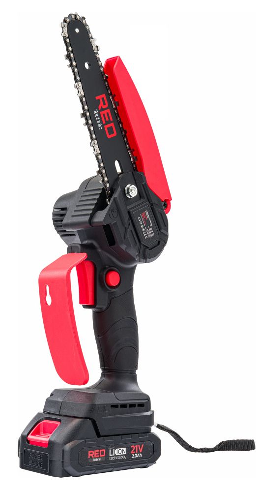 Akumulátorová řetězová pila Red Technic RTMPA0064 – detail řetězu