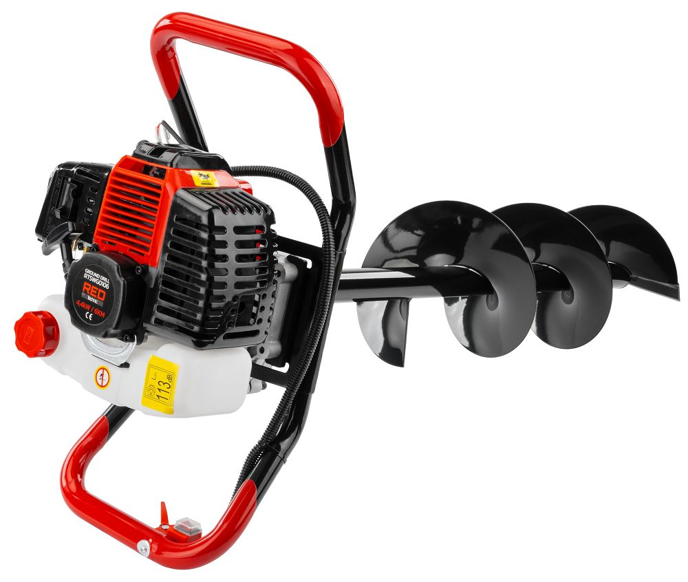 Benzínová vrtací souprava Powermat RTSWG0106 – vrtání v terénu