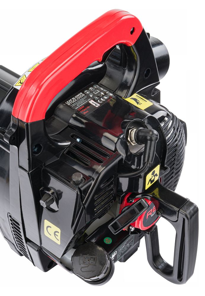 Powermat foukač vysavač – ergonomické uchopení a ovládání