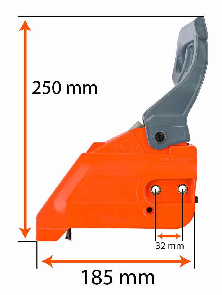 Brzda pro motorovou pilu PM-HR-7020 – konstrukční detail