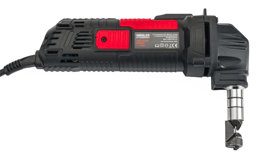 Elektrické nůžky na plech RED TECHNIC RTNSDB0014 – ergonomický úchop