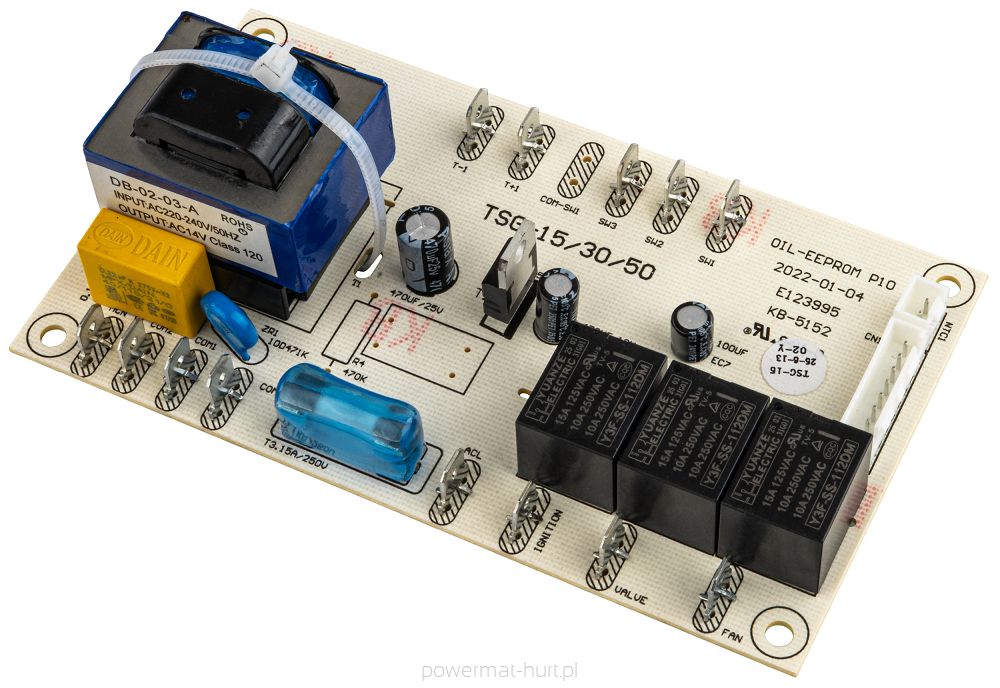 Elektronická deska PM-NAG-25GLN-PCB — pohled na desku plošných spojů