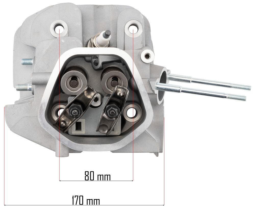 Hlava pro agregát Powermat PM-AGR-6500/7500-GK – rozměrový výkres 1