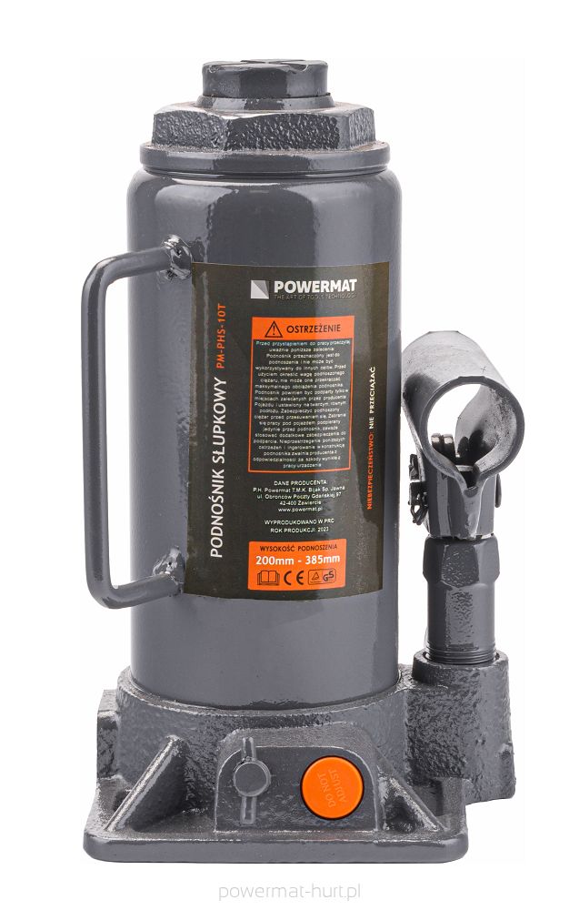 Hydraulický zvedák Powermat PM-PHS-10T – celkový pohled