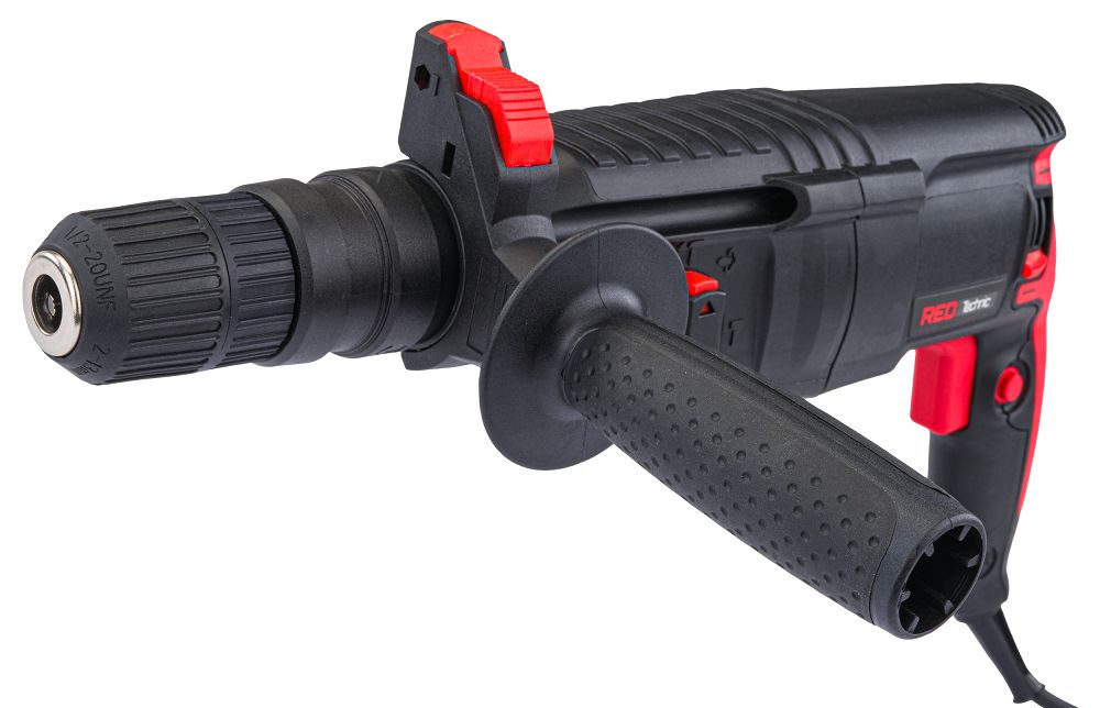 Kombinované kladivo RED TECHNIC RTMWU0094 – boční rukojeť