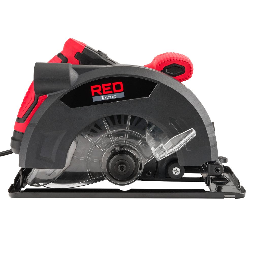 Kotoučová pila RED TECHNIC 2300W — kotouč a chránič