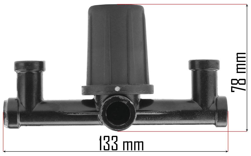 Lišta presostatu Powermat — detail závitů