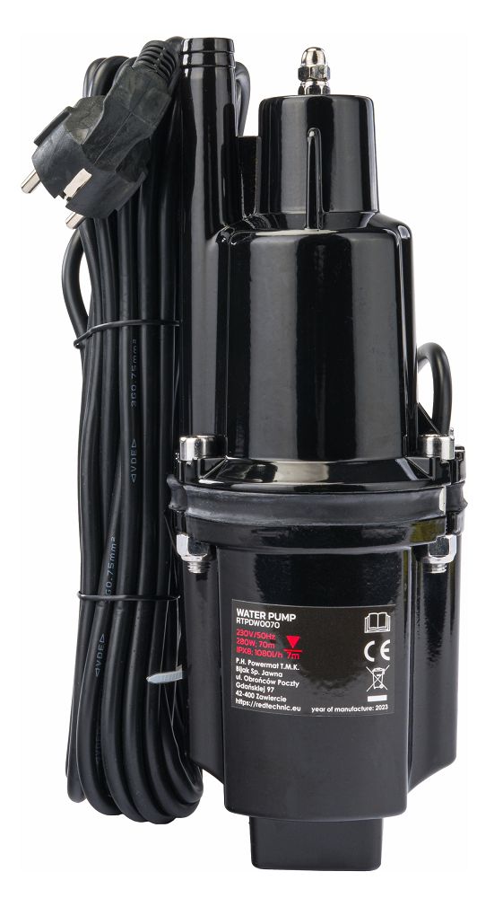 Membránové čerpadlo Powermat RTPDW0070 – detail těla čerpadla