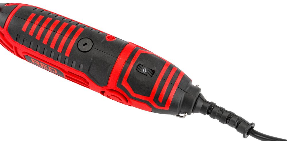 Mini přímá bruska RTMST0116 — detail těla